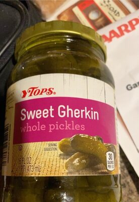 Sweet gherkin whole pickles