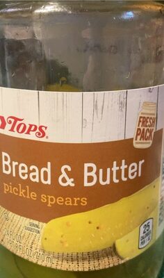 Bread & butter pickle spears