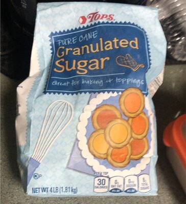 Pure cane granulated sugar