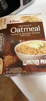 Instant Oatmeal Maple & Brown Sugar