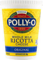 Polly o whole milk ricotta cheese