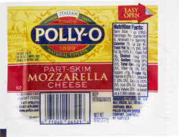 Polly o part skim mozzarella cheese