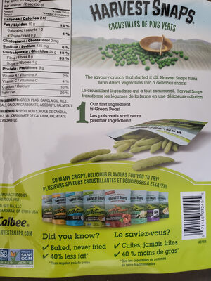 Snapea crisps