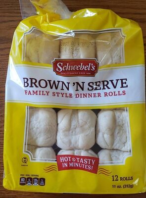 Brown 'N Serve Family Style Dinner Rolls