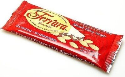 Italian chocolate torrone