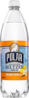 Polar orange vanilla seltzer