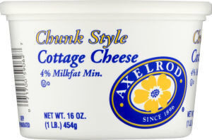 4% Milkfat Min. Chunk Style Cottage Cheese