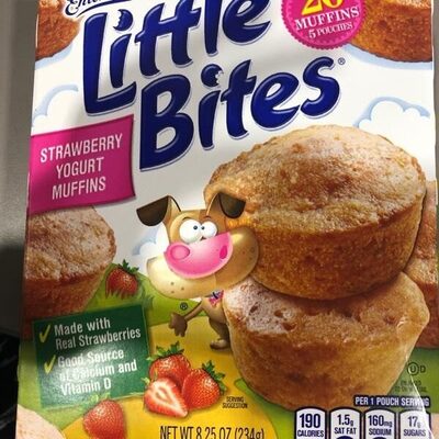 Strawberry Yogurt Muffins