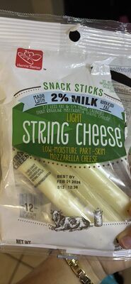 Light String Cheese Low-Moisture Part-Skim Mozzarella Cheese