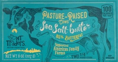 Pasture-Raised Cows Sea Salt Butter