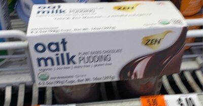Oat milk pudding