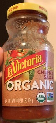 Organic medium chunky salsa
