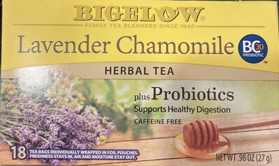 Lavender chamomile herbal tea
