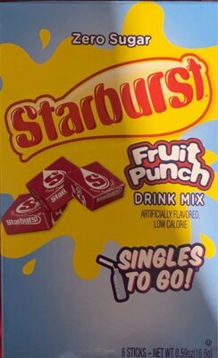 Singles to go! fruit punch zero sugar drink mix sticks