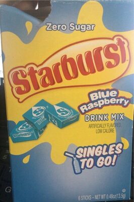 Starburst blue raspberry