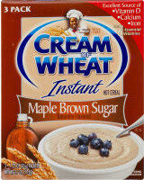 Instant hot cereal maple brown sugar