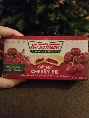 Glazed cherry pie
