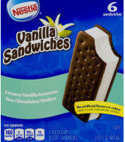 Dairy Dessert Sandwiches, Vanilla