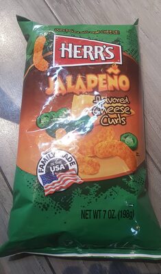 Herr's, cheese curls, jalapeno poppers