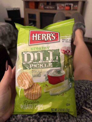 Creamy Dill Pickle Ripple Potato Chips