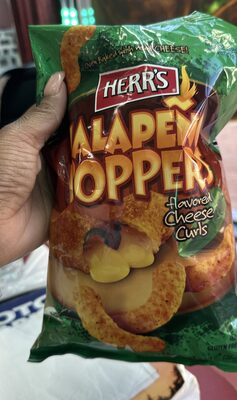 Jalapeño Poppers flavored Cheese Curls