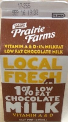 1% low fat chocolate milk