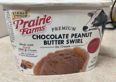 Premium chocolate ice cream blended with honey