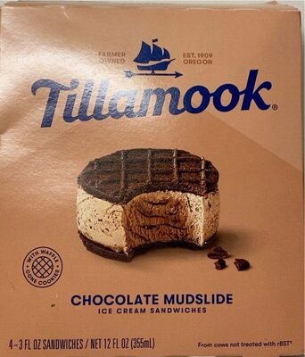 Chocolate Mudslide Ice Cream Sandwiches