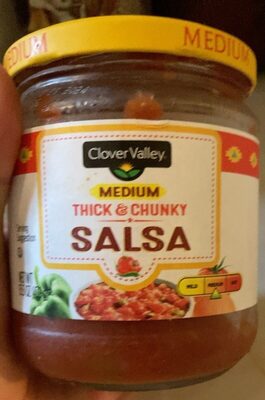 Medium thick and chunky salsa