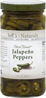 Sliced Tamed Jalapeno Peppers