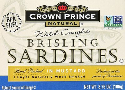 Brisling Sardines In Mustard