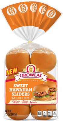 Sweet Hawaiian Sliders Sandwich Buns