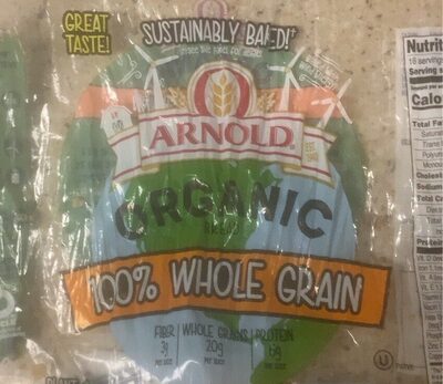 Organic 100% Whole Grain Bread