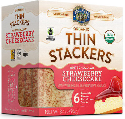 Family farms thin stackers organic white chocolate