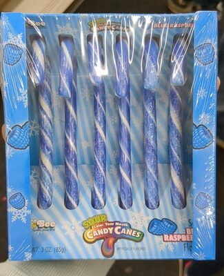 Sour Color Your Mouth Candy Canes