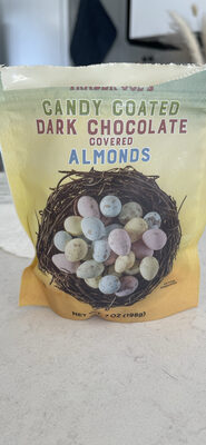 Candy Coated Dark Chocolate Covered Almonds