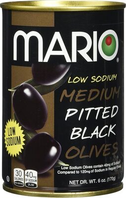Foods low sodium black olives