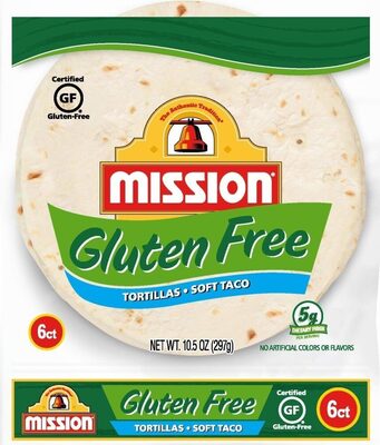 Gluten free soft taco tortillas