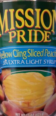 Sliced Yellow Cling Peaches