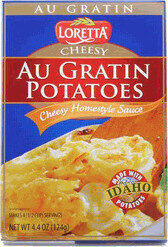 Cheesy homestyle sauce au gratin potatoes