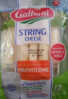 Whole Milk Provolone String Cheese