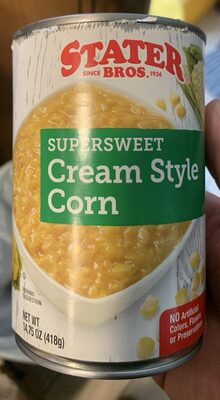 Cream style corn