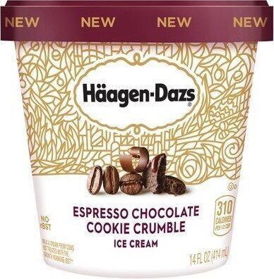Espresso Chocolate Cookie Crumble Ice Cream
