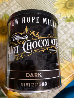 Dark hot chocolate