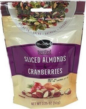 Sliced Almonds & Cranberries