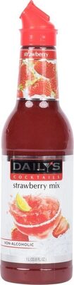 Dailys cocktails strawberry mix alcoholic made with real juice