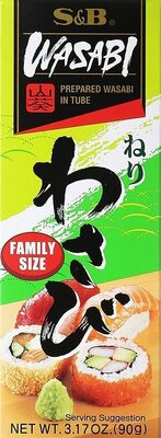 Sb prepared wasabi in tube family size