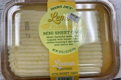 Lemon mini sheet cake