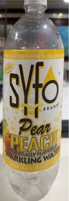 Pear Peach Naturally Flavor SPARKLING WATER