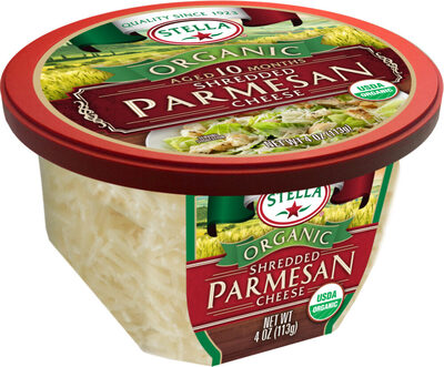 Organic Parmesan Cheese Shreds